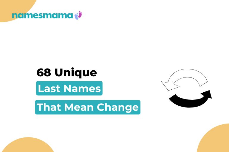 Last names that mean change